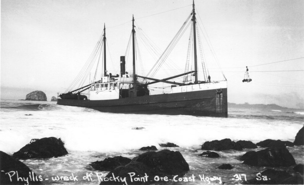 Maritime - Shipwreck SS Phyllis 1936-0309-4