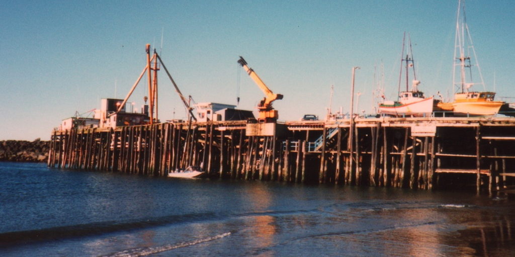 Port Orford Dock and Jetty c1990﻿