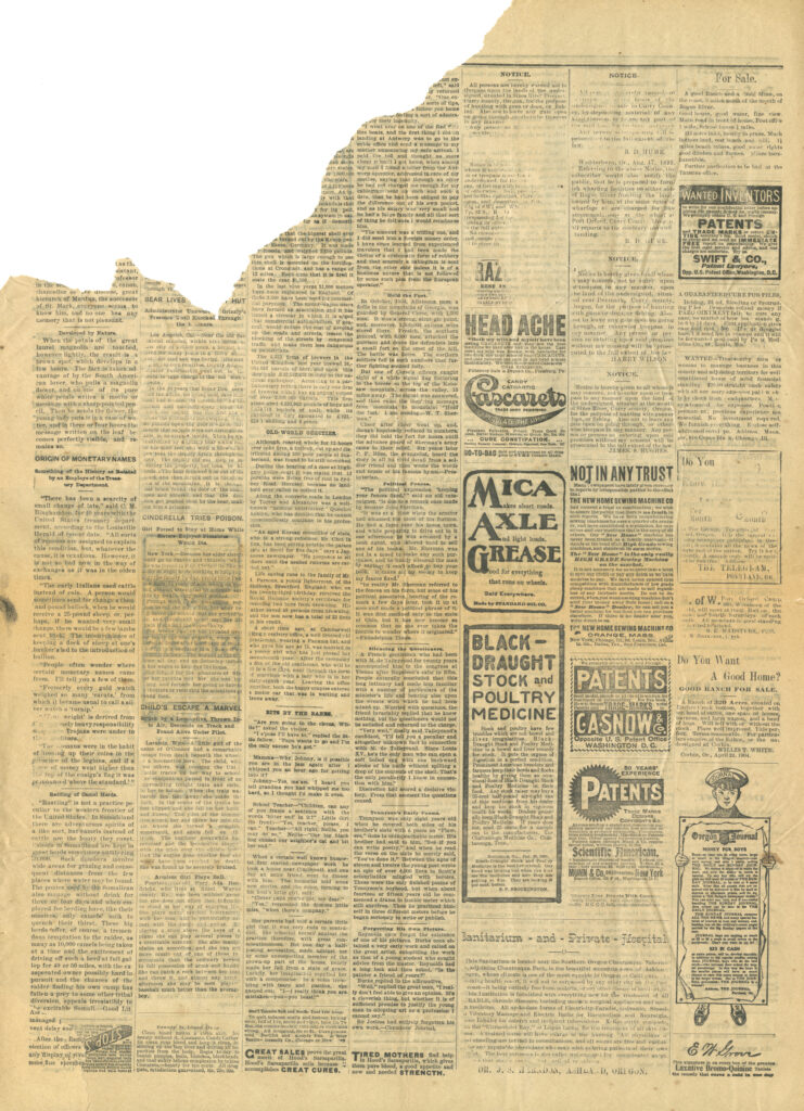 1905 Port Orford Tribune - Page Four