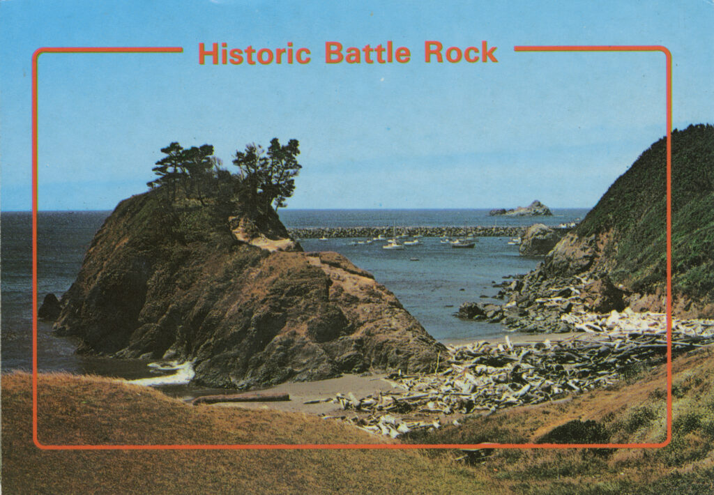 Battle Rock - West side - Driftwood - c1975-4